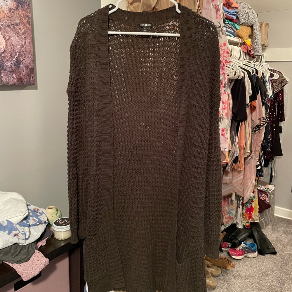 Crochet cardigan sweater